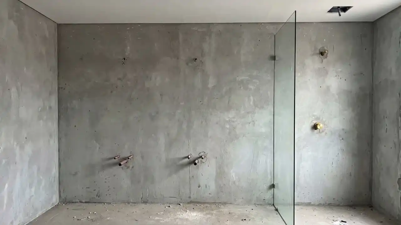 Luxury bathroom renovation with marble shower tiling by Tile In Progress