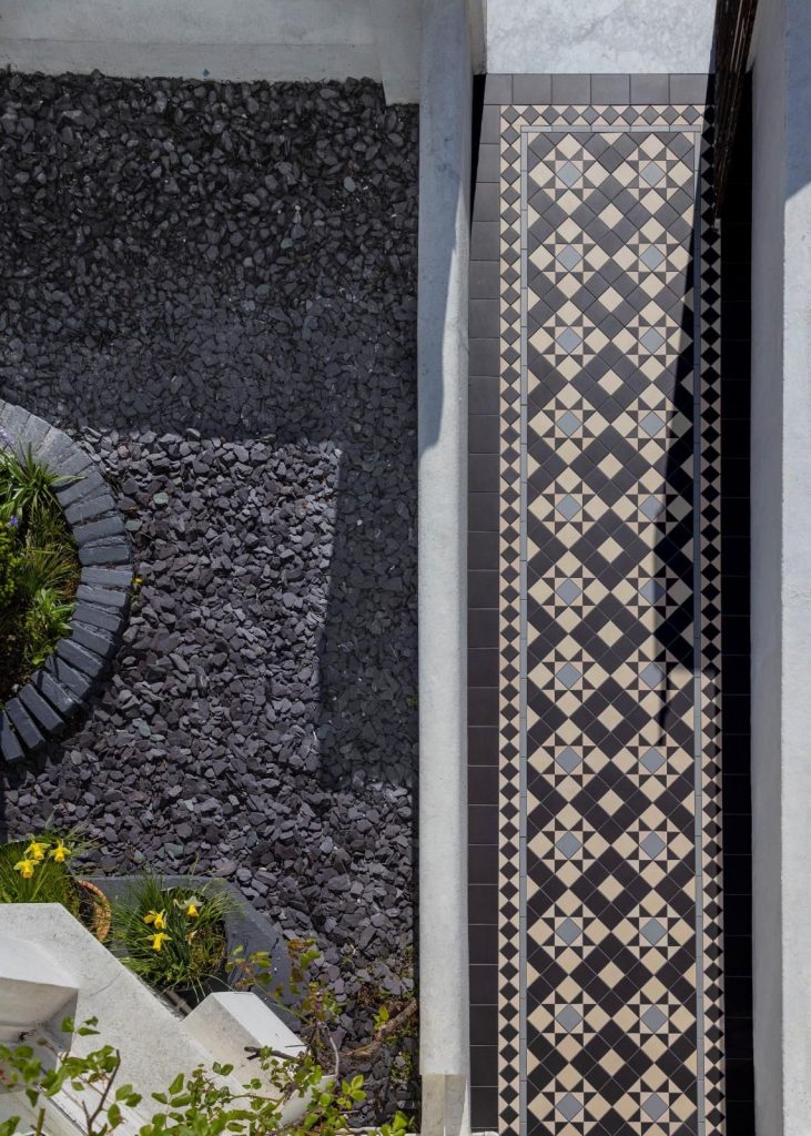 A Victorian Geometric Front Path
