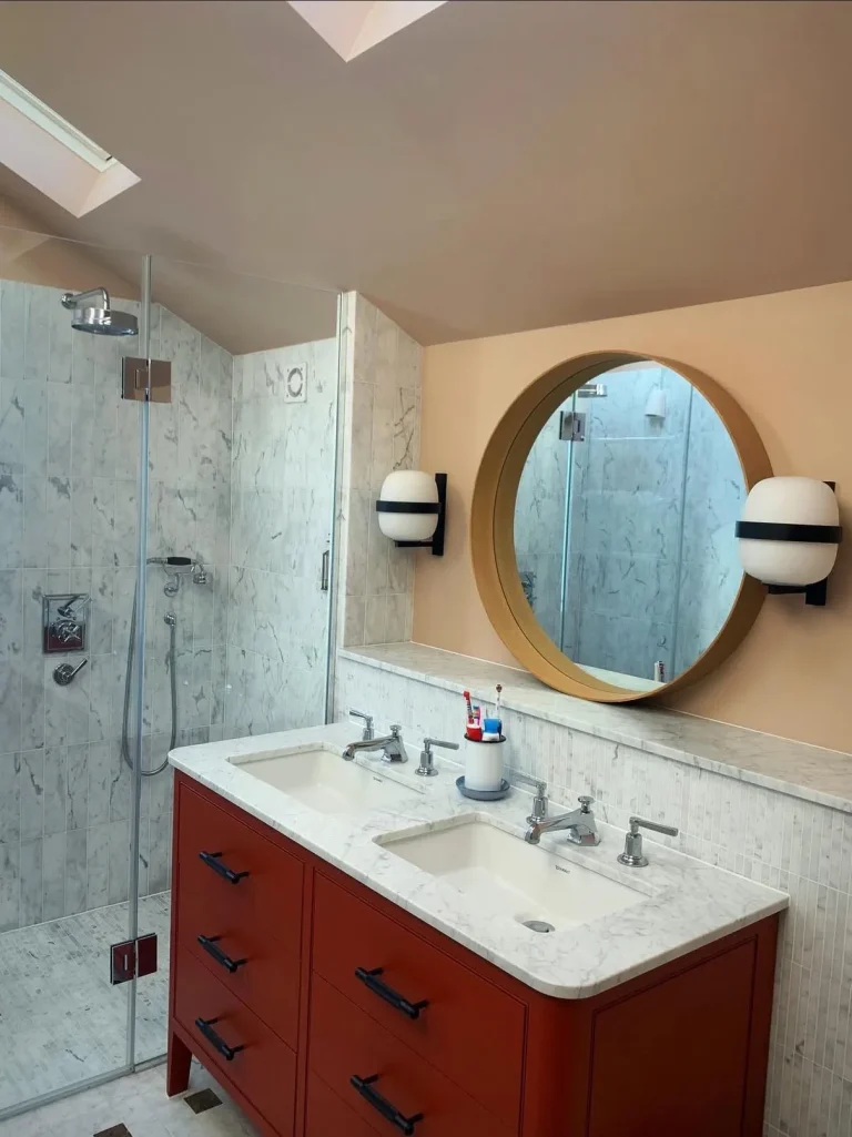 Brighton: Italian Marble Family Bathroom - Brighton Bathroom 3