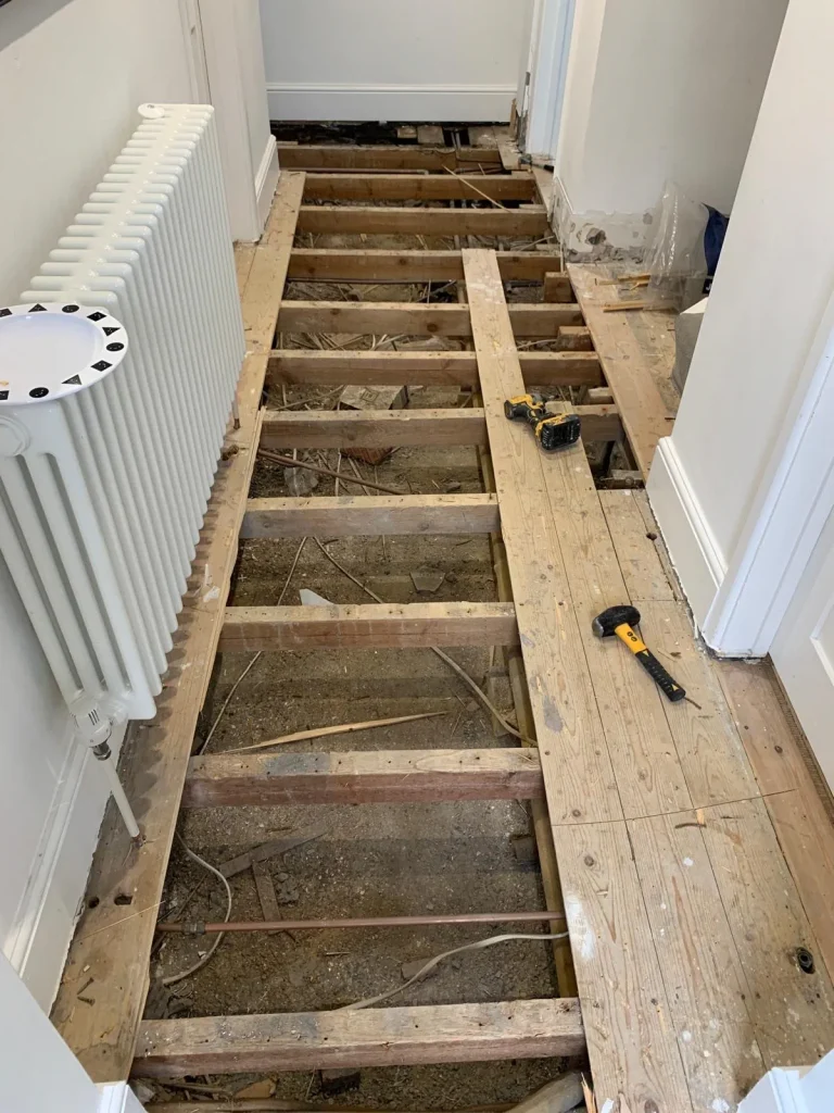 Chiswick: Ground Floor Restoration - Suspended floor 8