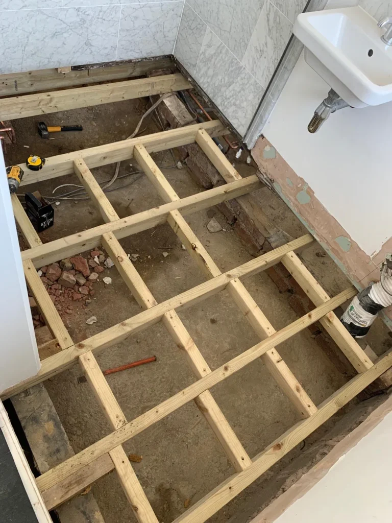 Chiswick: Ground Floor Restoration - Suspended floor 9