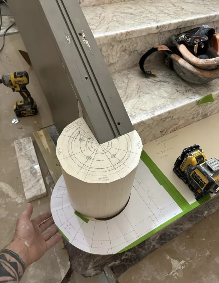 South Kensington: Fibonacci Marble Staircase - Marble Staircase 4 Process