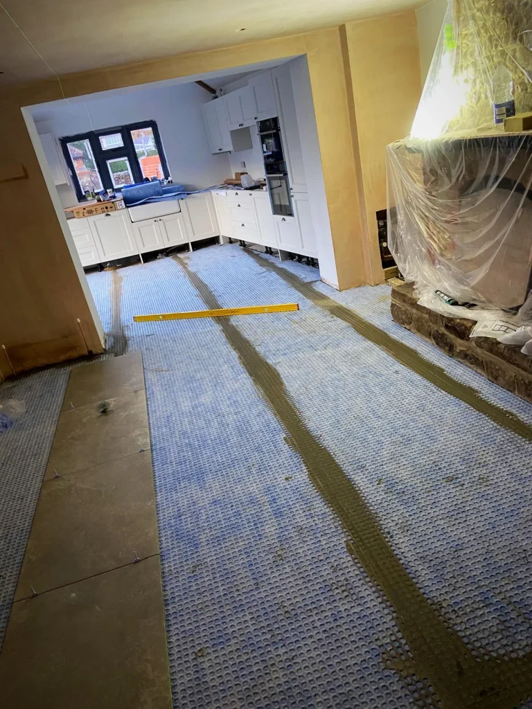 Surrey Cottage: Kitchen Extension Floor - Surrey Cottage Kitchen 12