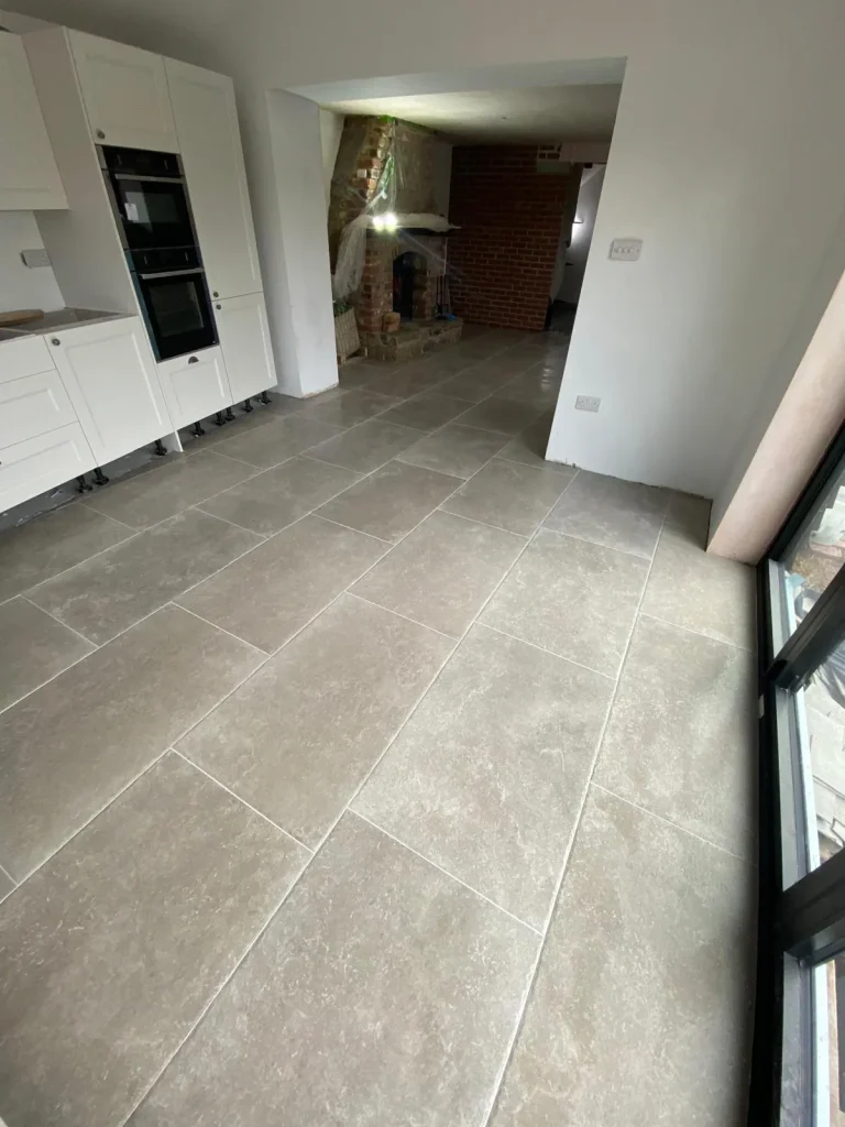 Surrey Cottage: Kitchen Extension Floor - Surrey Cottage Kitchen 3